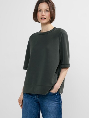 CECIL Sweatshirt in Groen: voorkant