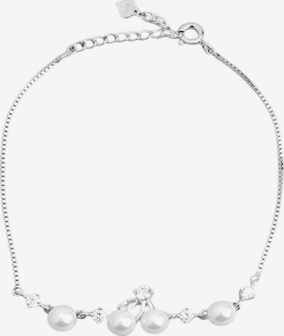 So Chic Armband in silber / perlweiß, Produktansicht