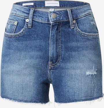 Calvin Klein Jeans Regular Jeans in Blauw: voorkant