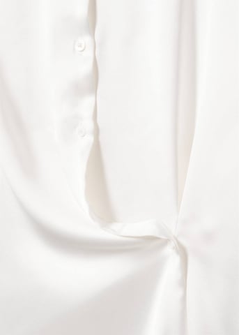 Bluză 'Blancu' de la MANGO pe alb