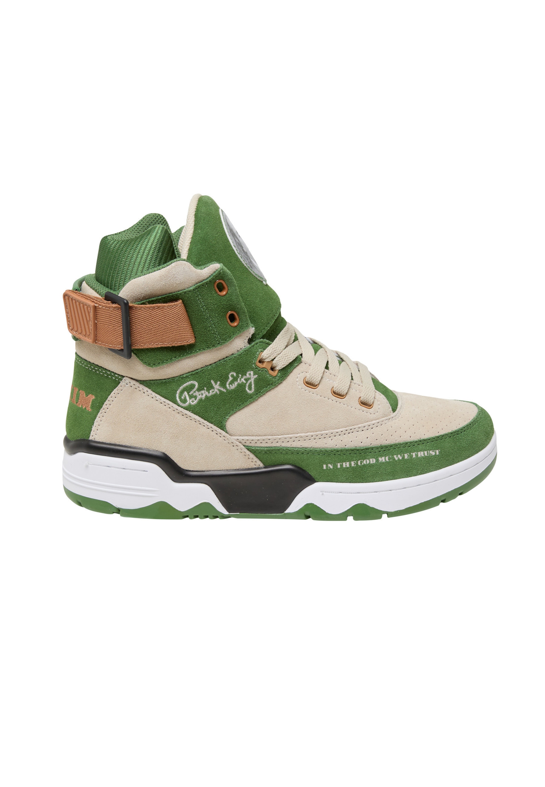 Sneaker alta di Ewing in verde