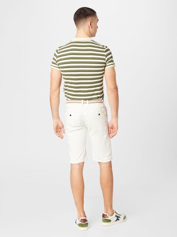 Lindbergh - Slimfit Calças chino 'Superflex' em branco