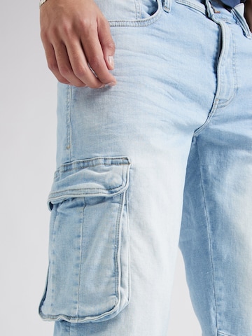BLEND tavaline Klapptaskutega teksapüksid, värv sinine