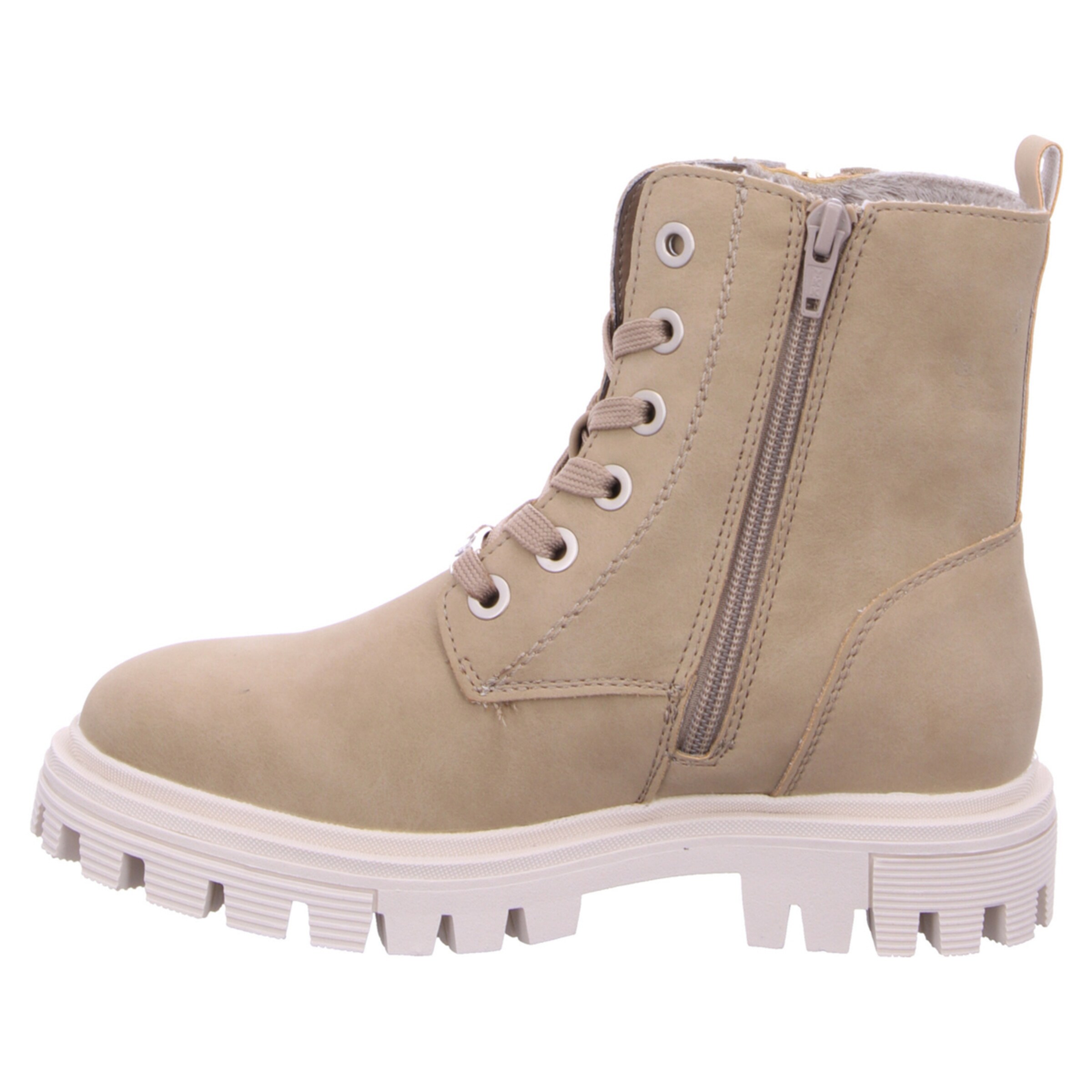 TOM TAILOR Boots in Beige