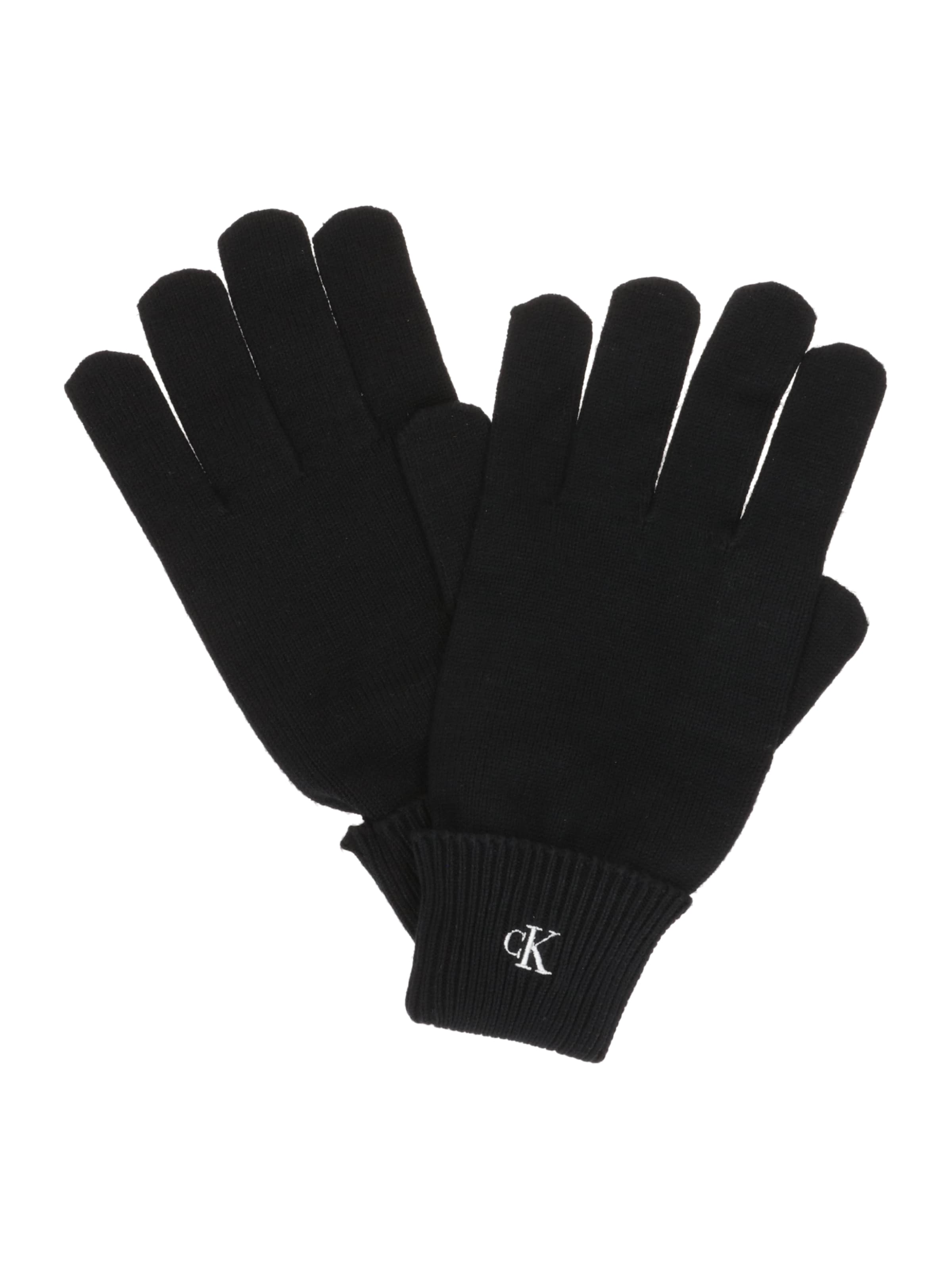 Calvin Klein Fingerhandschuhe in Schwarz: Vorderseite