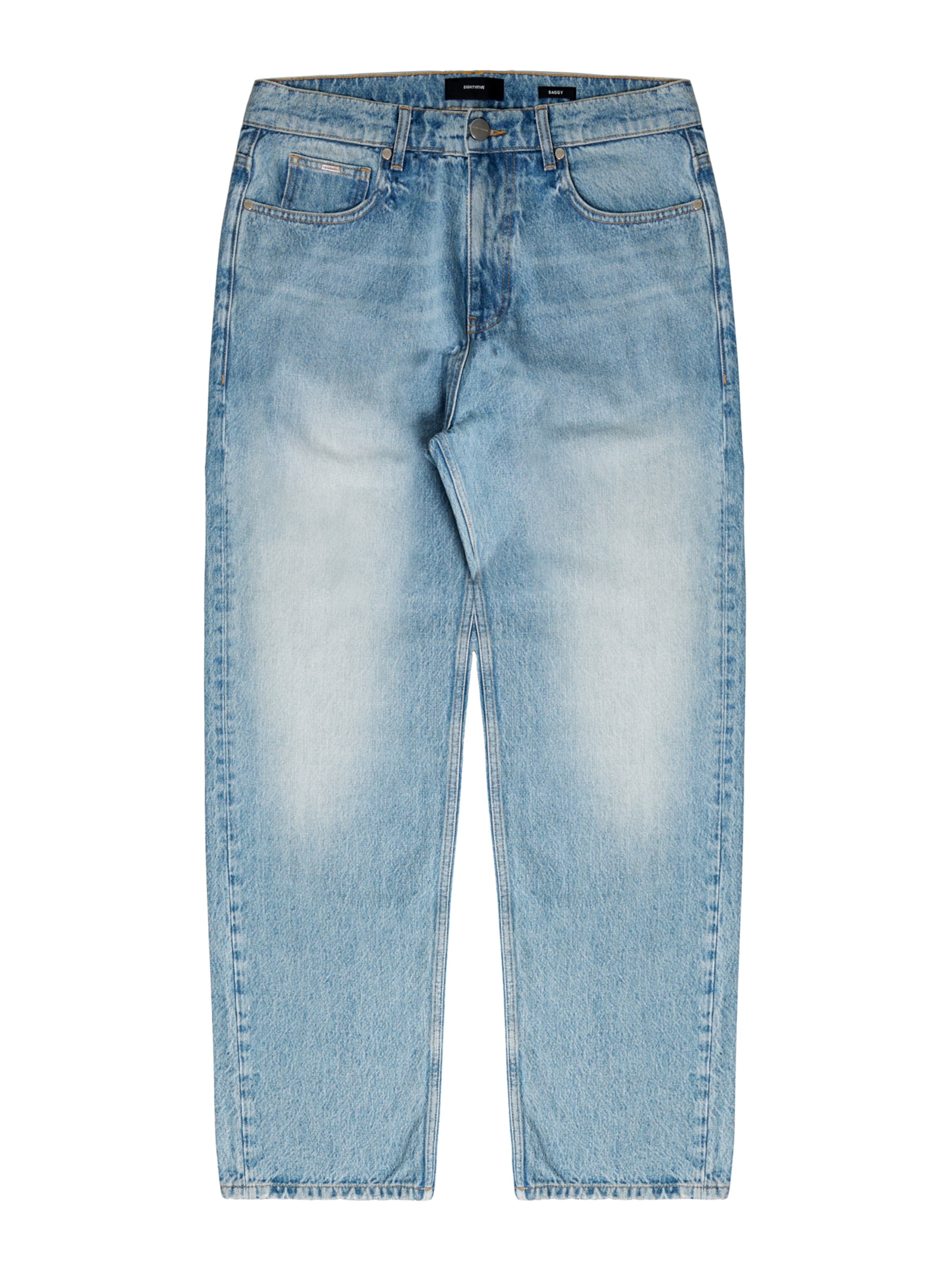 EIGHTYFIVE Loosefit Jeans in Blauw: voorkant