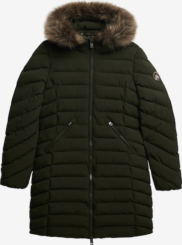 Manteau d’hiver 'Fuji' Superdry en vert : devant