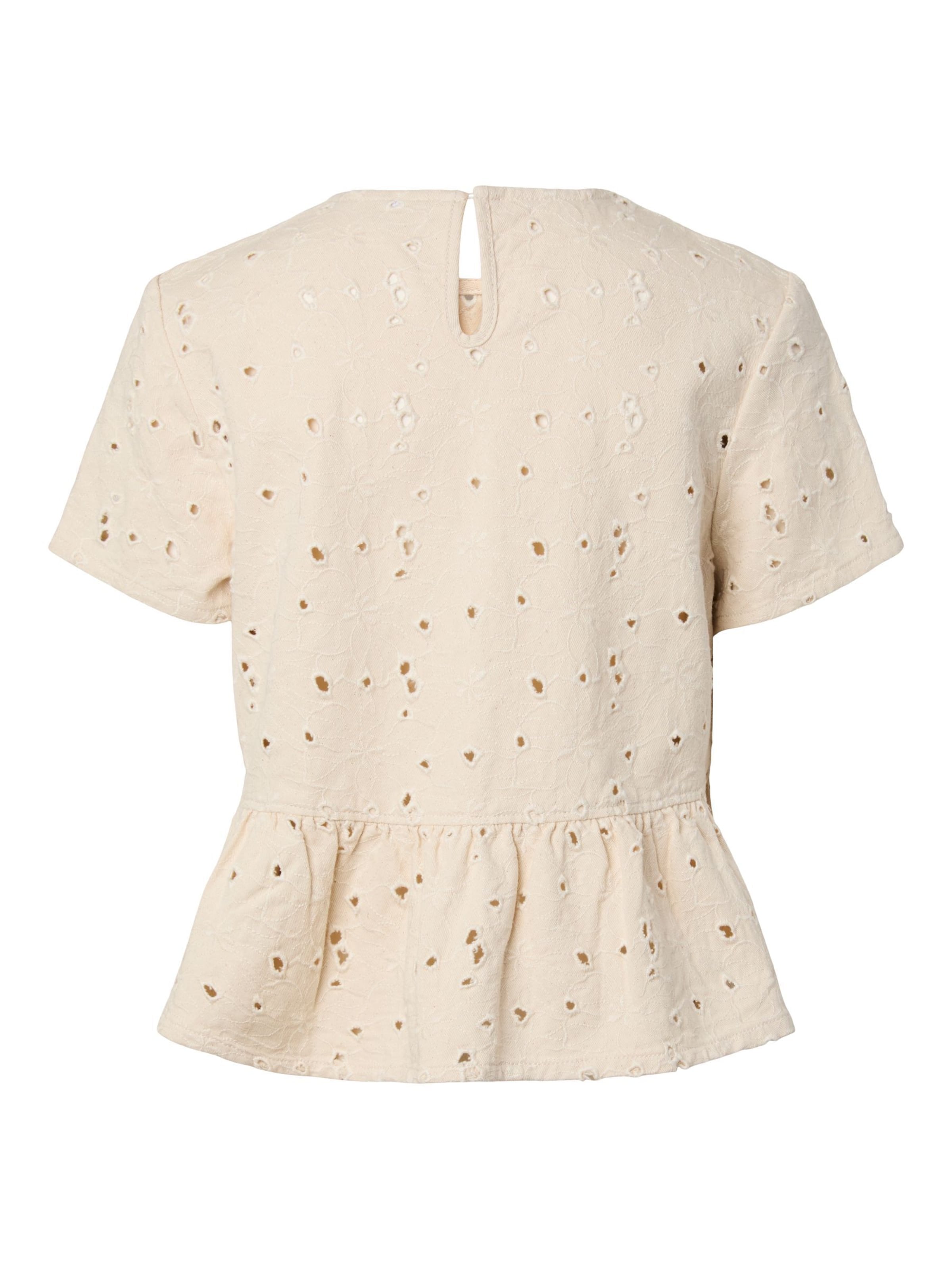 PIECES Bluse 'PCElla' i beige