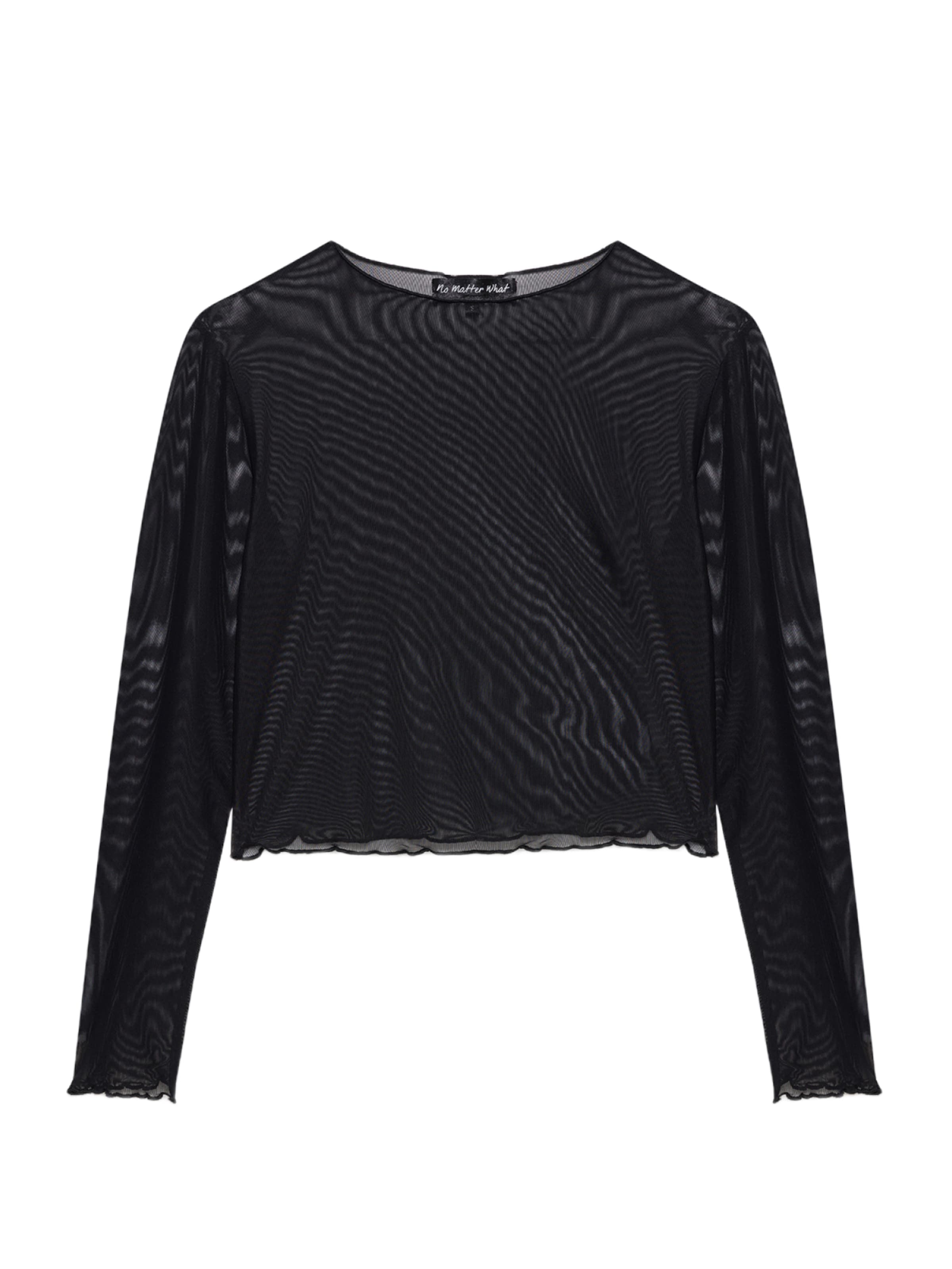 No Matter What Bluse in Schwarz: Vorderseite