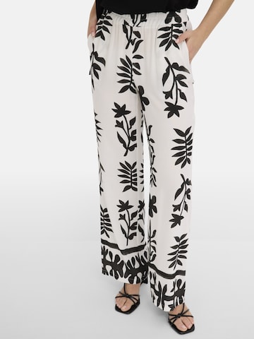 bonprix Loosefit Broek in Wit: voorkant