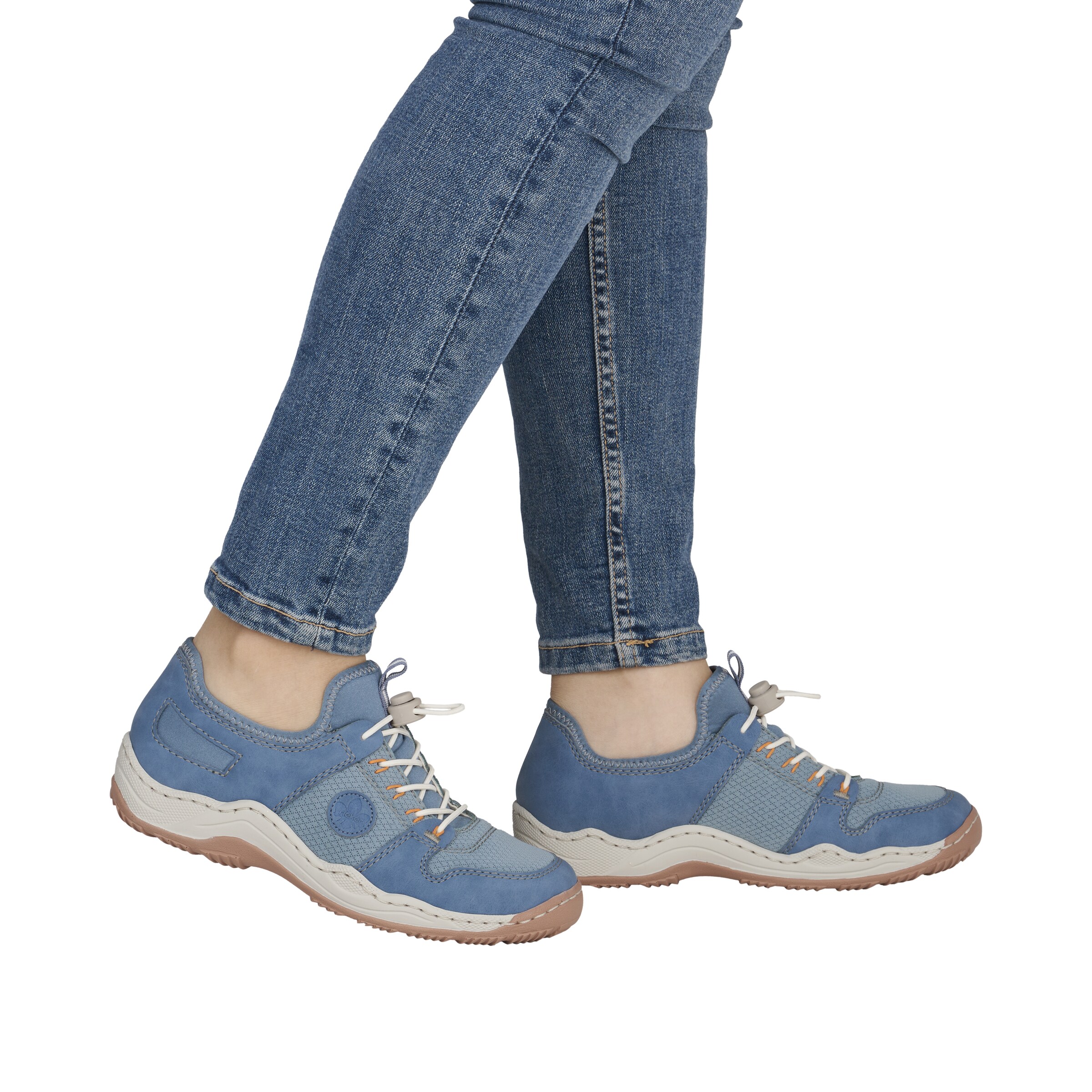 Rieker Athletic Lace-Up Shoes in Blue