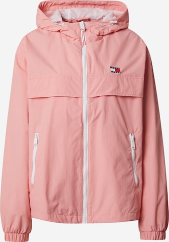 Tommy Jeans Between-season jacket 'Chicago' in Pink: front