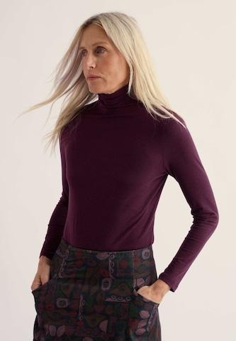 T-shirt ' Landing ' Seasalt Cornwall en violet : devant