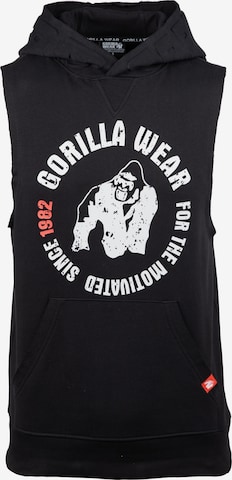 Felpa sportiva di Gorilla Wear in nero: frontale