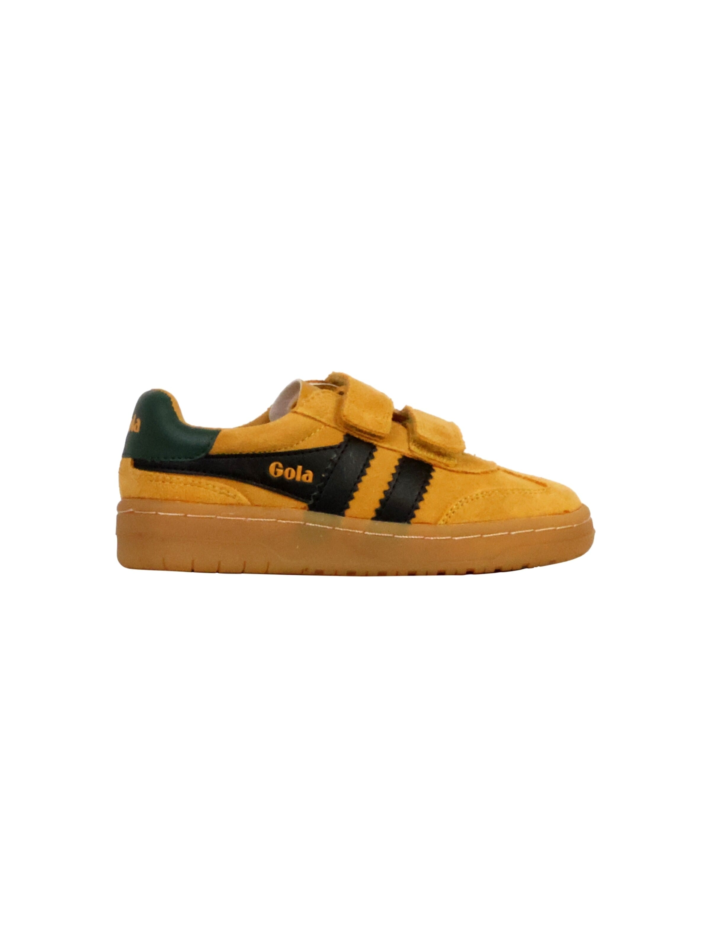 Gola Sneakersy 'Viper Strap Kinder-Sneaker aus Leder' w kolorze żółty