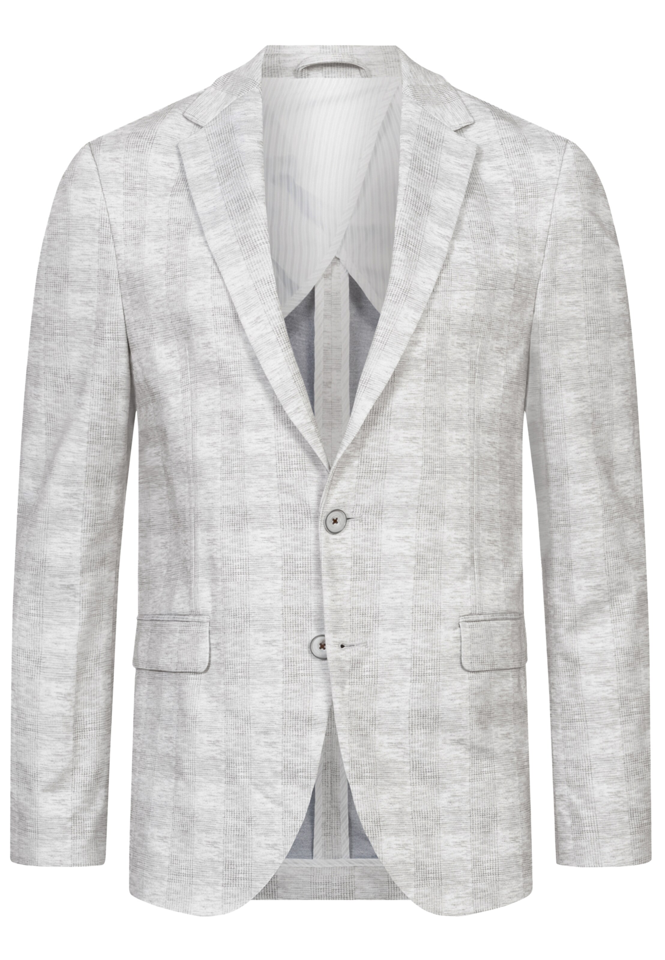 JEFF Regular Fit Sakko 'Leo' in Grau: Vorderseite