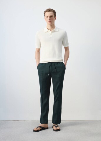 MANGO MAN Slim fit Pants in Green