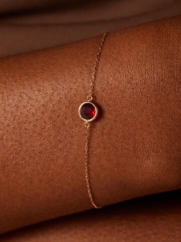 Bracelet 'Geburtsstein' Lucardi en or