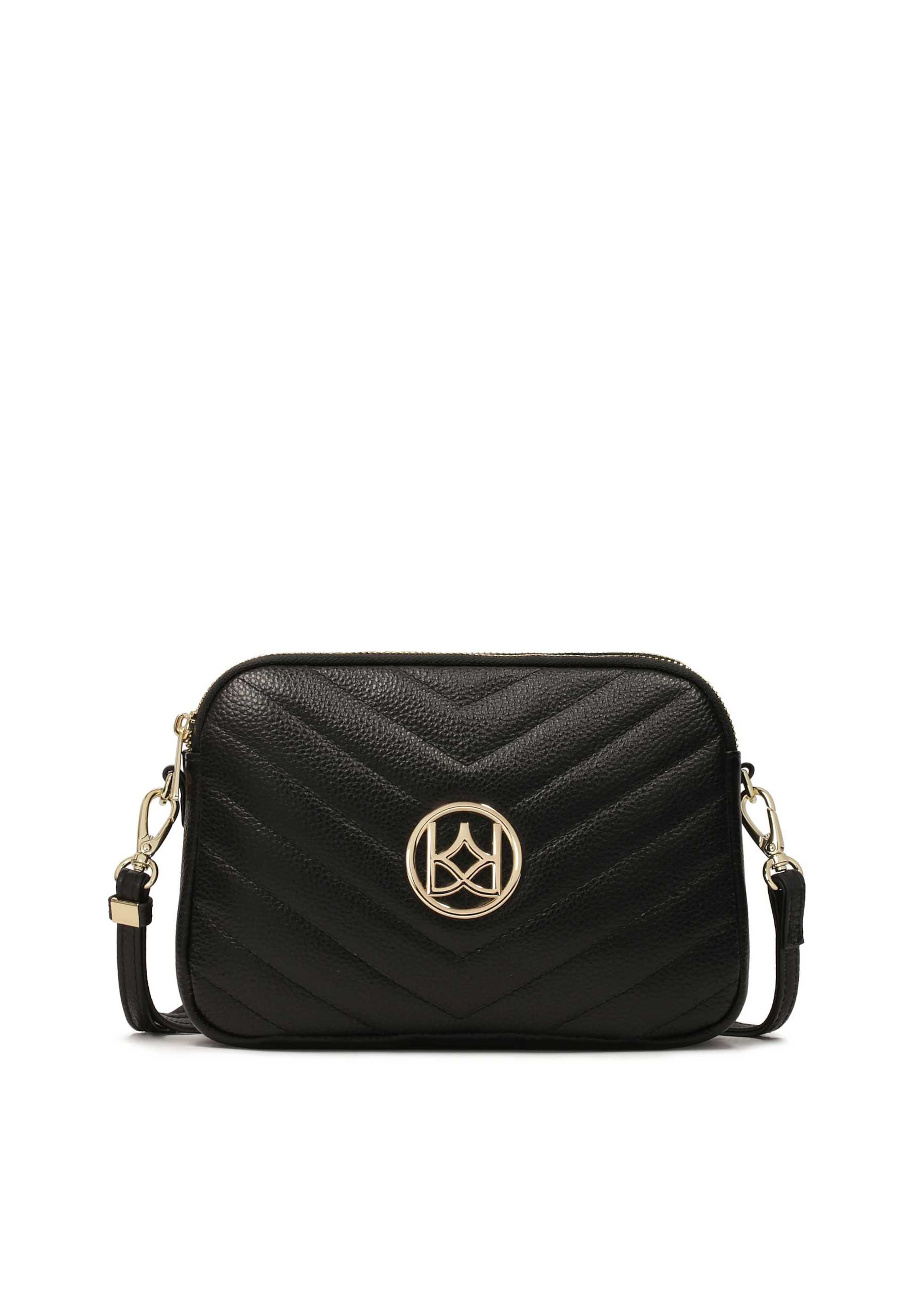 Kazar Crossbody Bag in Black: front