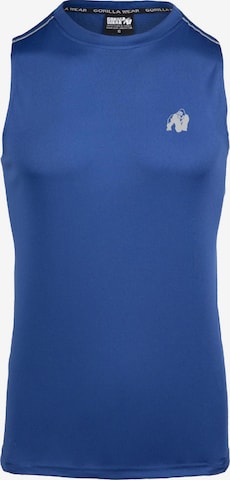 T-Shirt fonctionnel 'Easton' Gorilla Wear en bleu : devant