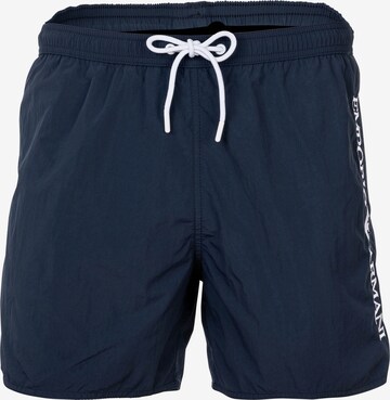 Emporio Armani Board Shorts in Blue: front