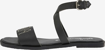 Pepe Jeans Strap Sandals 'Irma' in Black: front