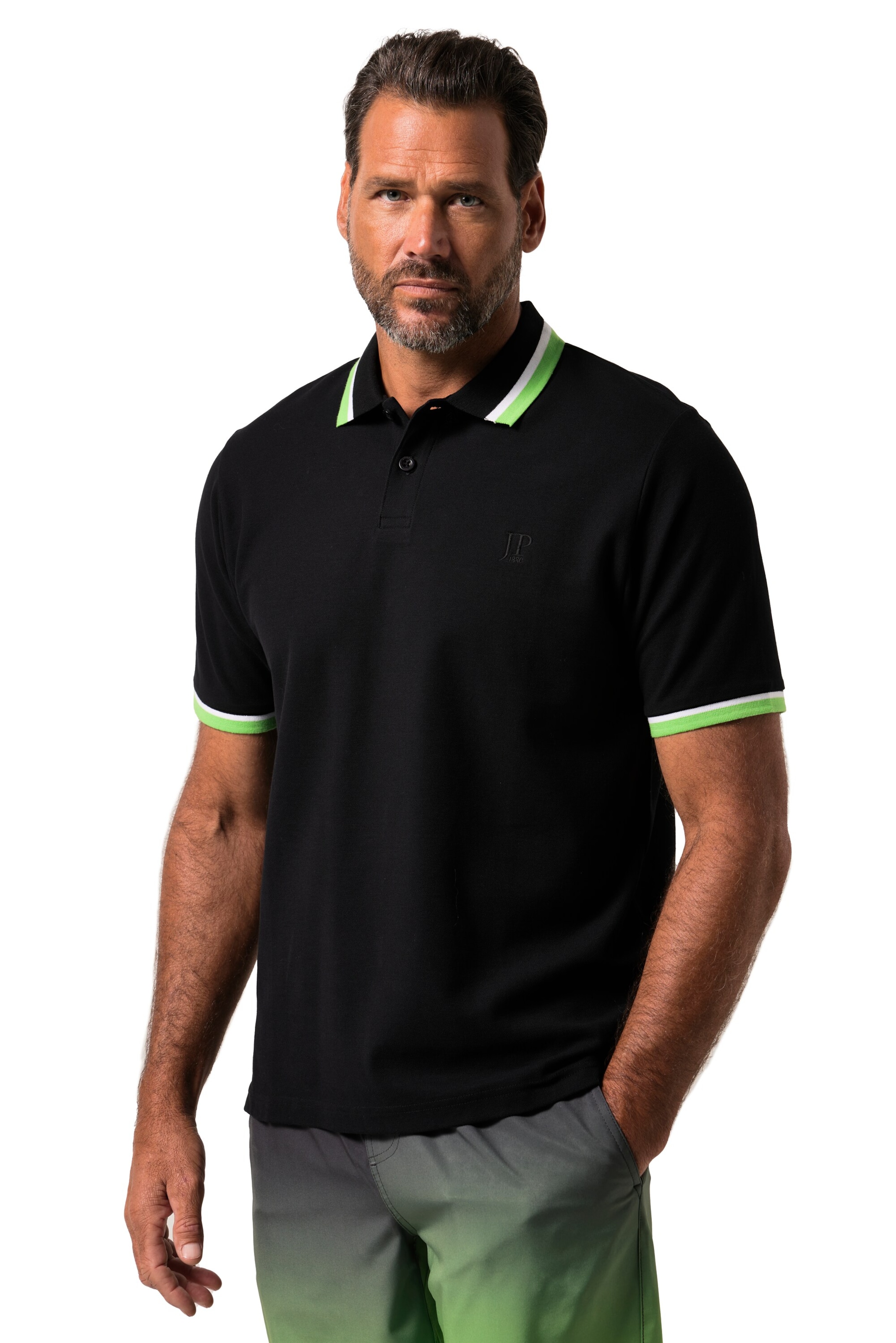 JP1880 Shirt in Black: front