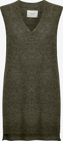 PULZ Jeans Pullover 'ASTRID' in Grün: Vorderseite