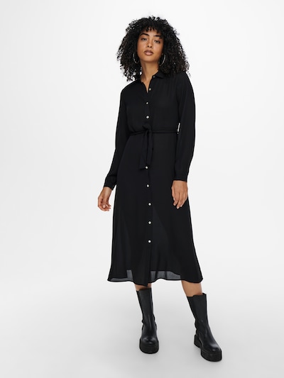 ONLY Blousejurk 'New Alma' in de kleur Zwart, Modelweergave