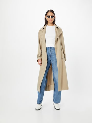 Manteau mi-saison 'Evelyn' WEEKDAY en beige