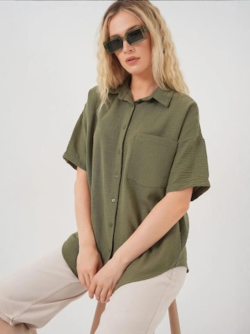 Chemisier Bigdart en vert