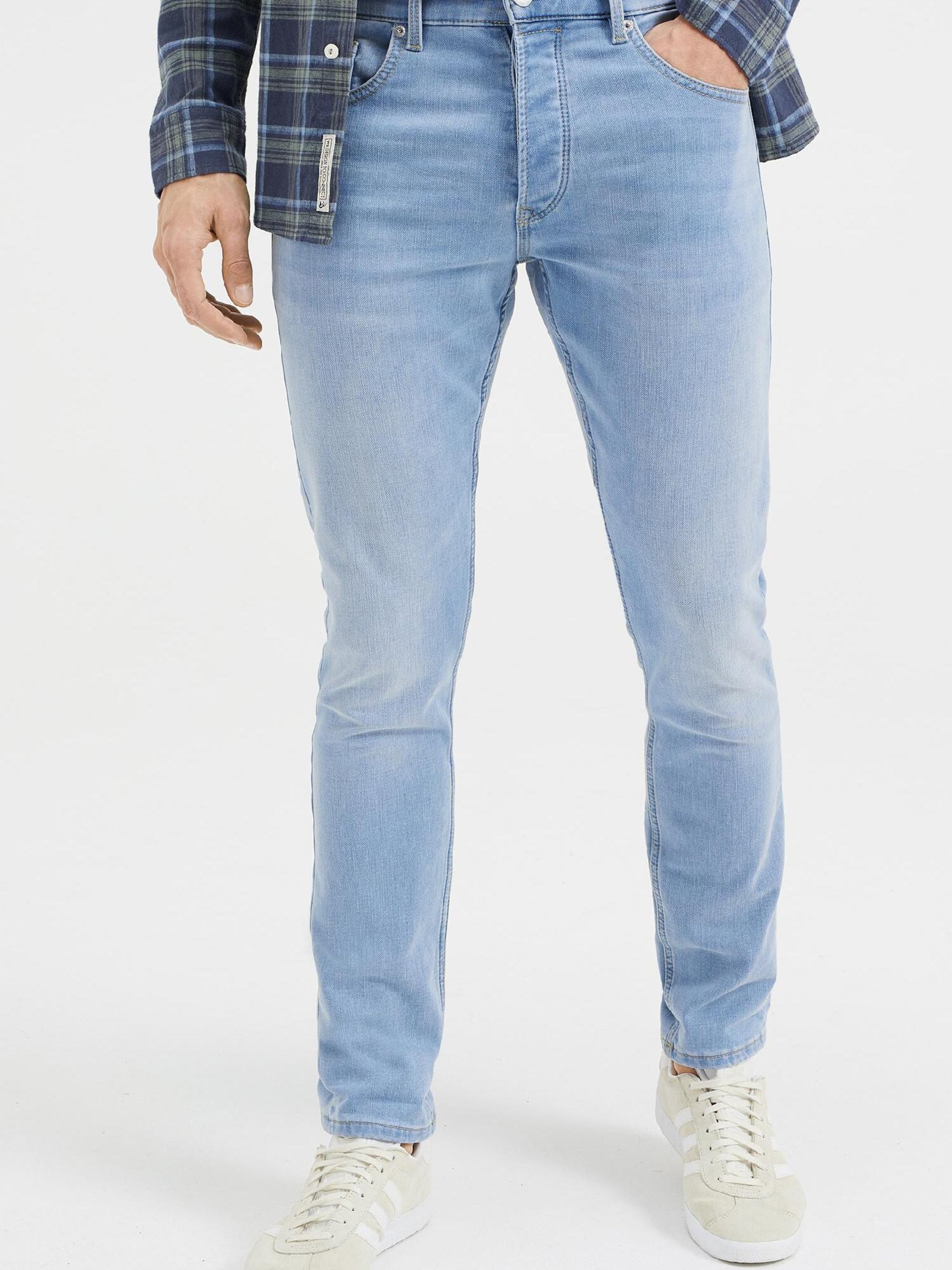 Männer Jeans WE Fashion Jeans in Hellblau - LW25606
