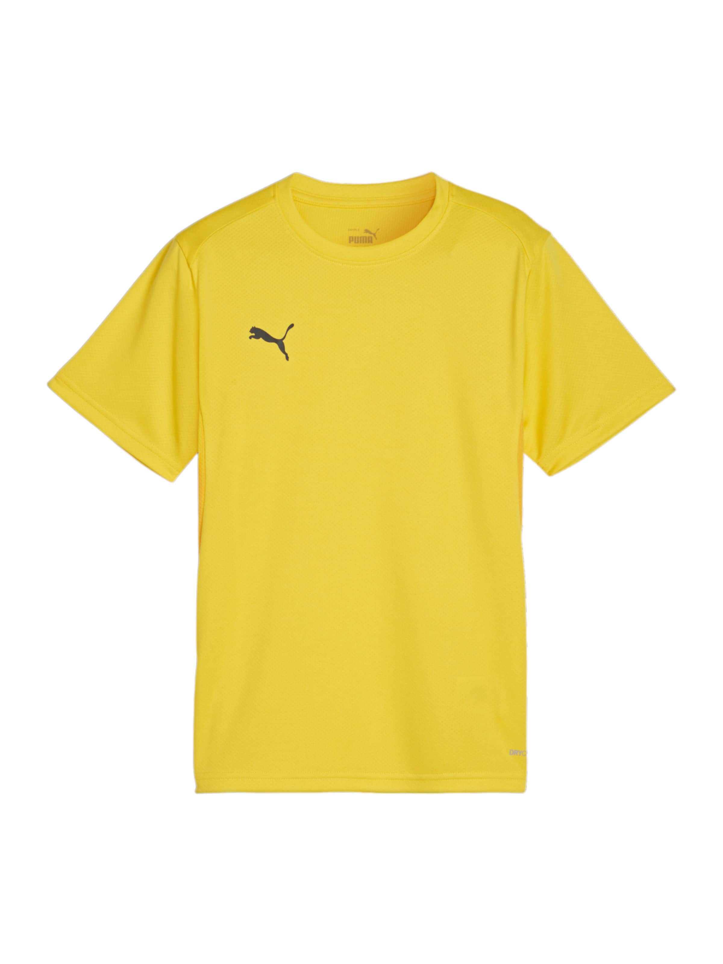 PUMA T-Shirt 'TeamGoal' in Gelb: Vorderseite