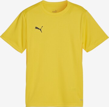 PUMA Performance Shirt 'teamGOAL' in Yellow: front