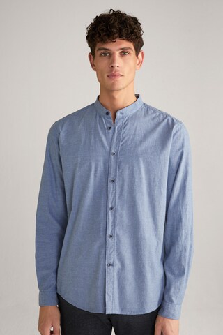 JOOP! Jeans Regular fit Button Up Shirt 'Hedde' in Blue: front