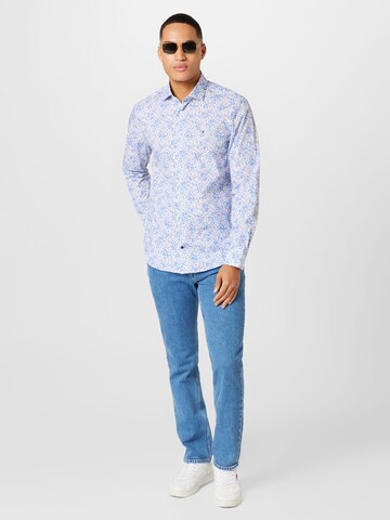 Tommy Hilfiger Tailored Slim fit Button Up Shirt in Blue