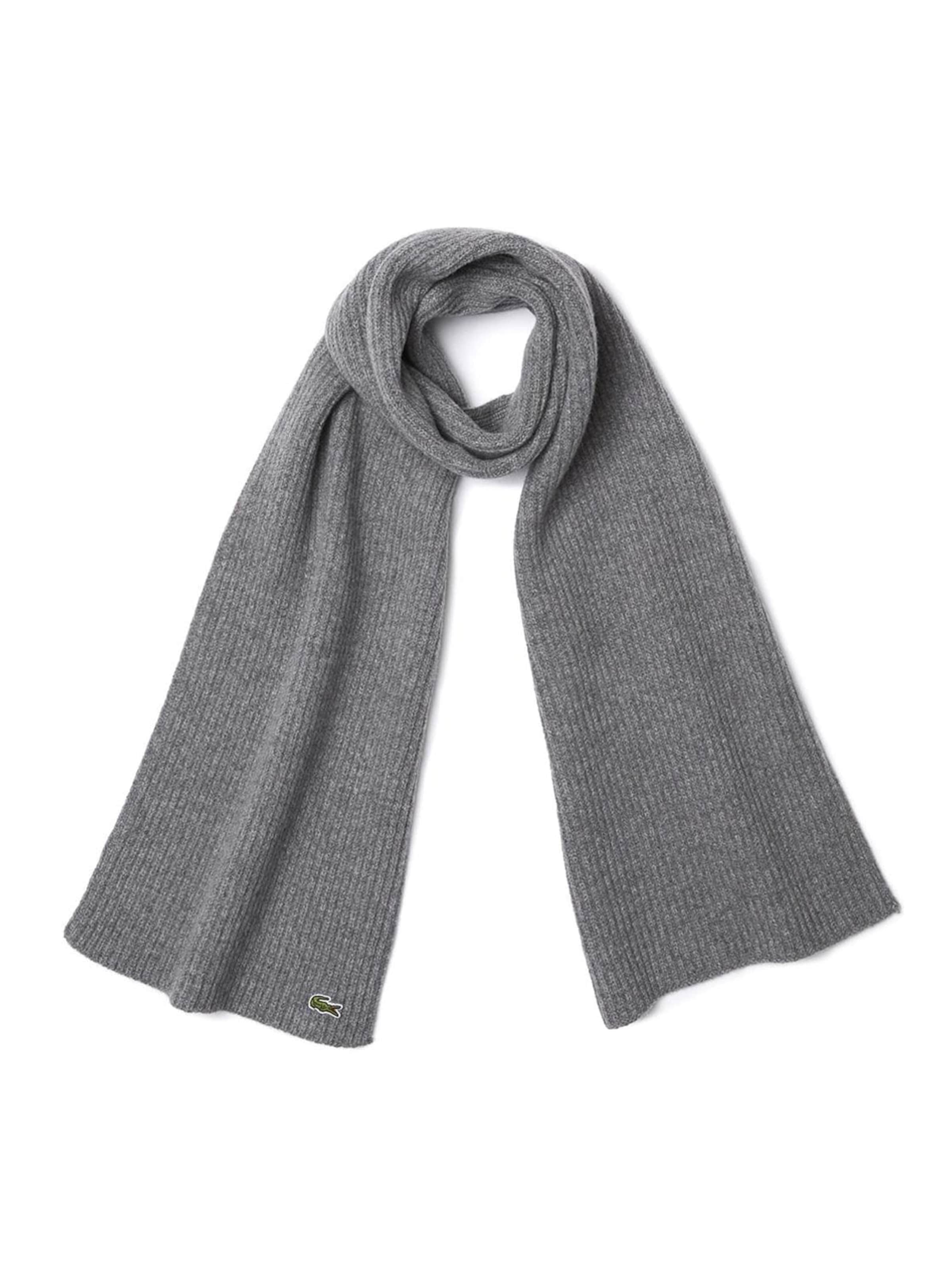 LACOSTE Scarf '1VQ' in Grey: front