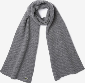 LACOSTE Scarf '1VQ' in Grey: front