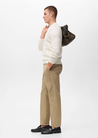 MANGO MAN Regular Hose 'Nicco' in Beige