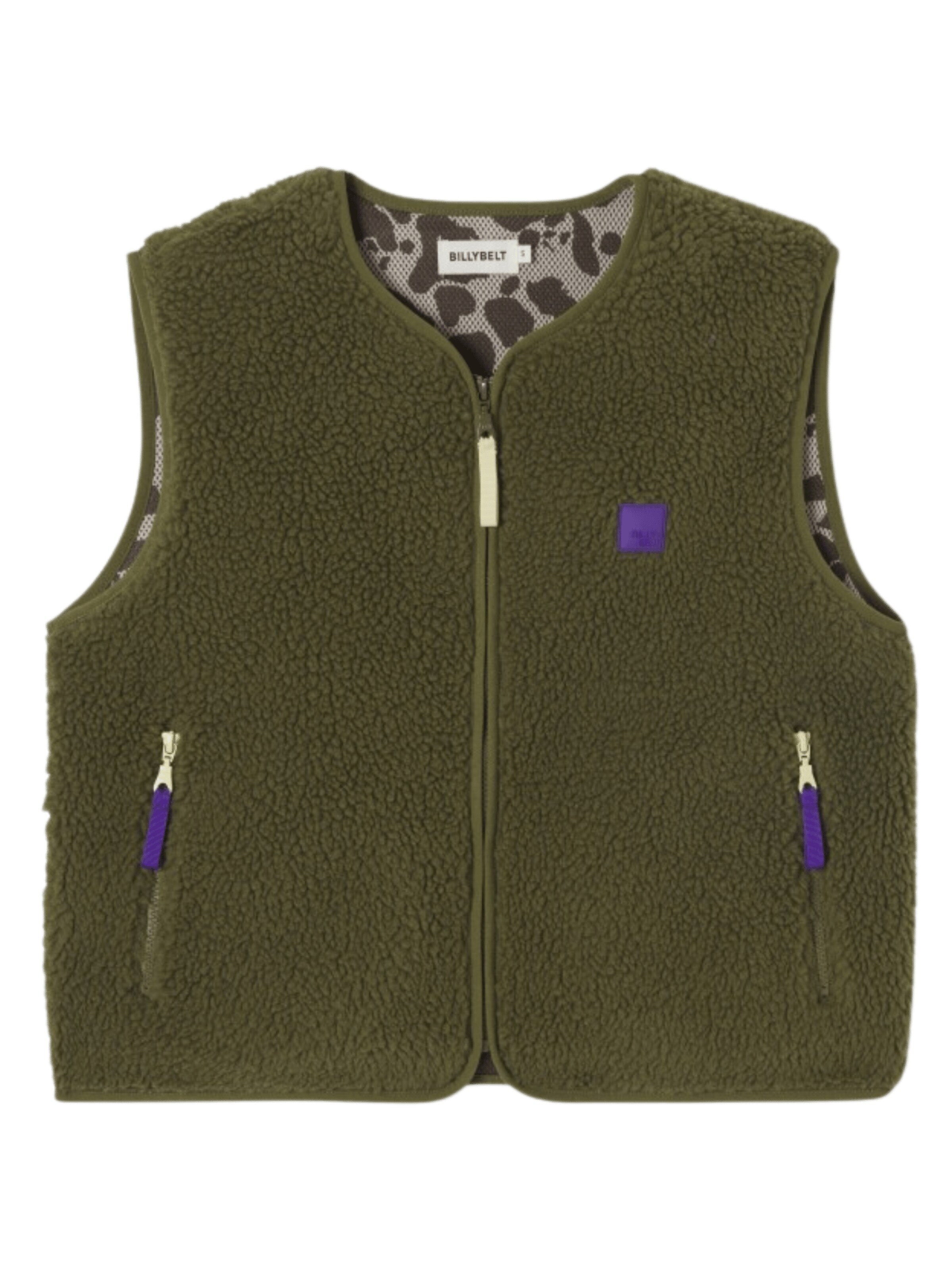 Billybelt Vest 'Sherpa Weste' in Green: front
