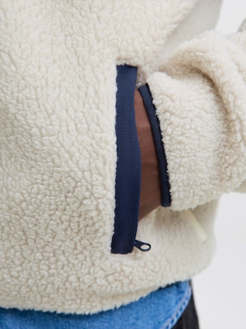 JACK & JONES Fleecová mikina 'JJThatcher' – béžová