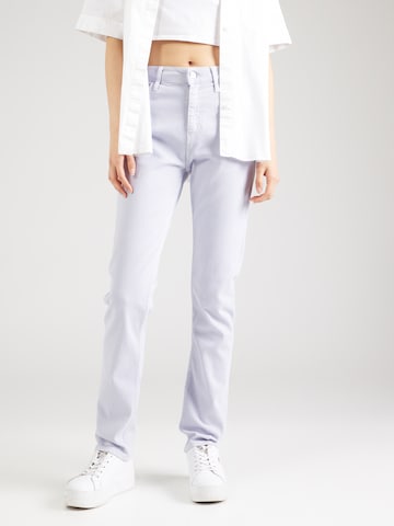 ESPRIT Slimfit Jeans i lila: framsida