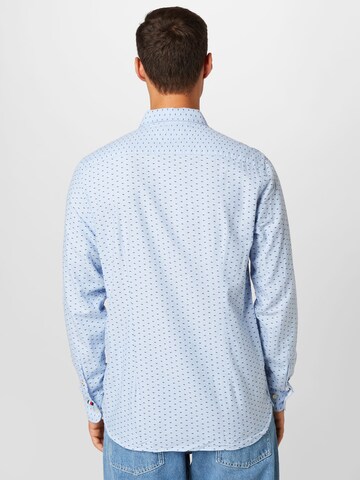 TOMMY HILFIGER Slim fit Button Up Shirt in Blue