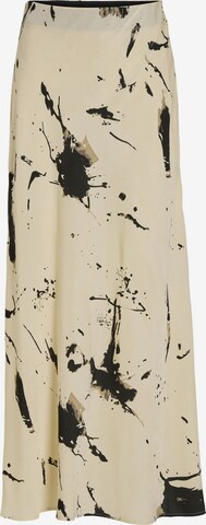 VILA Skirt in Beige: front