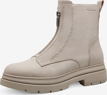 TAMARIS Ankle Boots in Beige: front