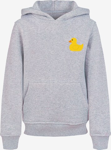 F4NT4STIC Sweatshirt 'Rubber Duck' in Grijs: voorkant
