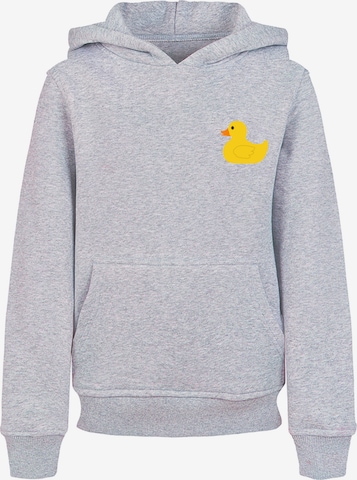 F4NT4STIC Sweatshirt 'Rubber Duck' in Grijs: voorkant