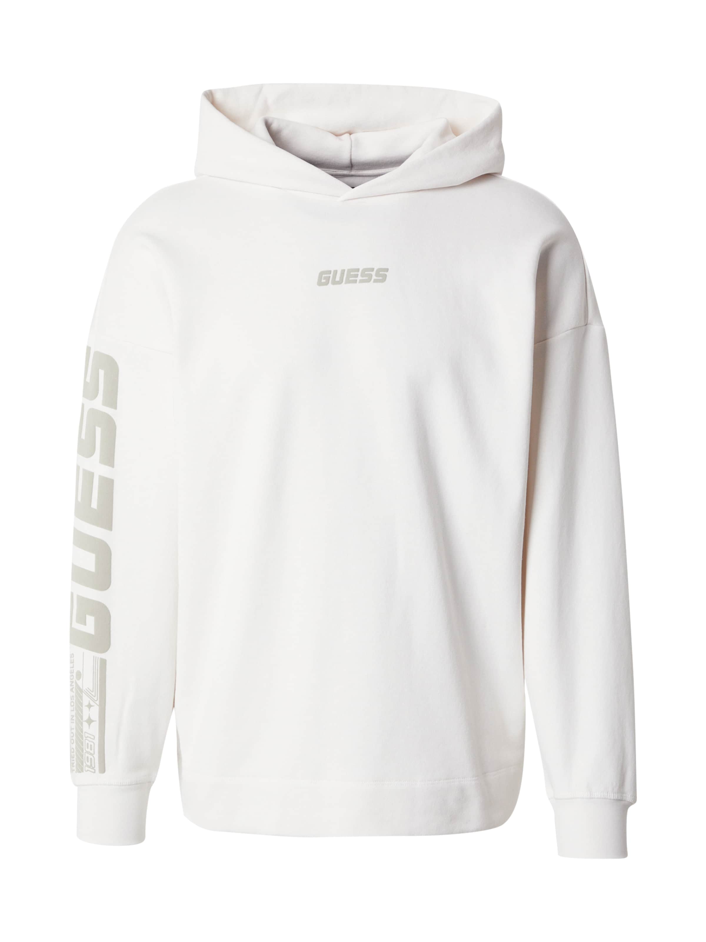 GUESS Суичър 'DALIM' в бяло: отпред