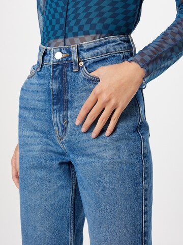 WEEKDAY Loosefit Jeans 'Rowe Extra High Straight' in Blau