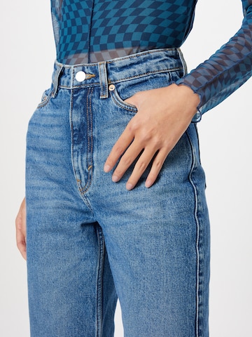 WEEKDAY Loosefit Jeans 'Rowe Extra High Straight' in Blau